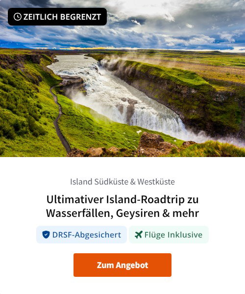 Ultimativer Island-Roadtrip zu Wasserfällen, Geysiren &amp; mehr