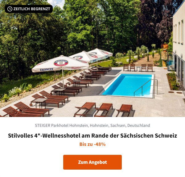Stilvolles 4*-Wellnesshotel am Rande der Sächsischen Schweiz