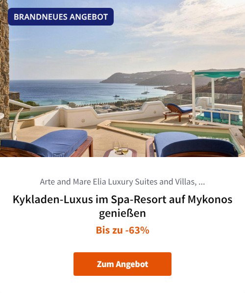 Kykladen-Luxus im Spa-Resort auf Mykonos genießen