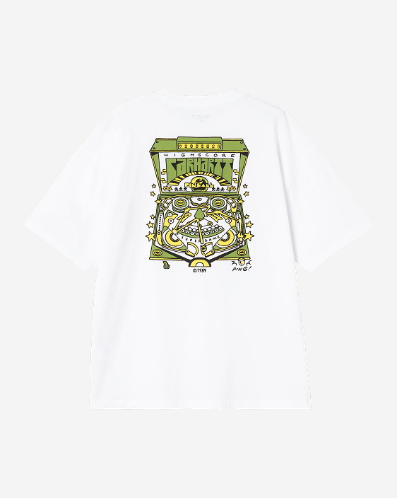 Carhartt WIP Pinball T-Shirt | White