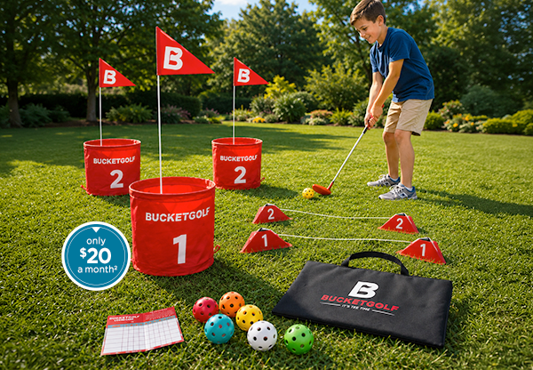 BucketGolf 3-Hole Starter Set