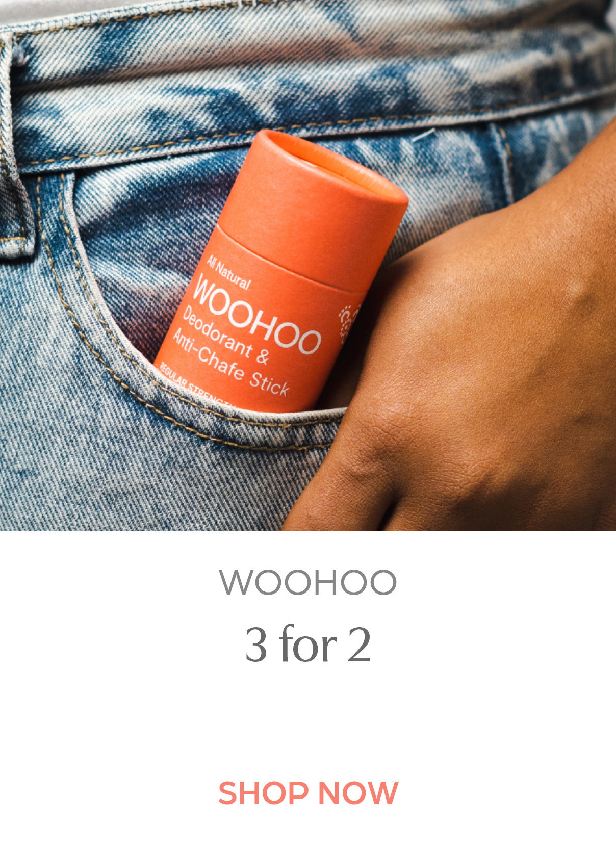 Shop 3 for 2 on Woohoo