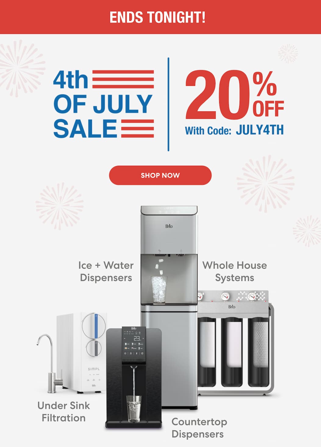 4th of July Sale | 20% off with coupon code: JULY4TH ENDS TONIGHT!