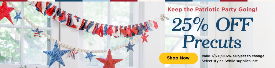 25% off precuts. Shop now. Valid through 7/6/26. Subject to change. Select styles. While supplies last.