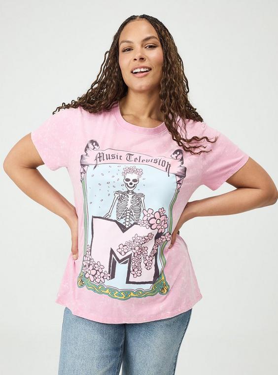 MTV Classic Cotton Crew Tee