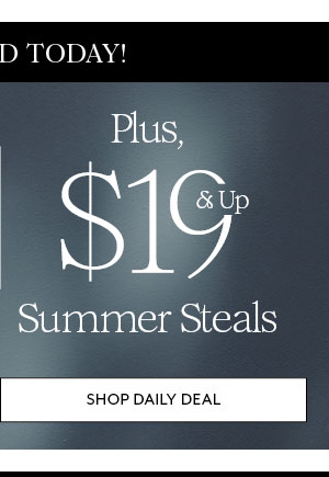 Shop $19+ Summer Steals