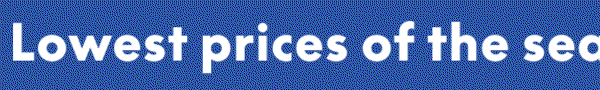Lower prices of the season