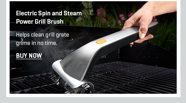 Electric Spin and Steam Power Grill Brush