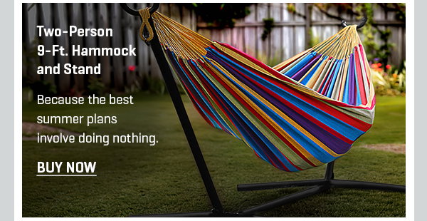 Two-Person 9-Ft. Hammock and Stand
