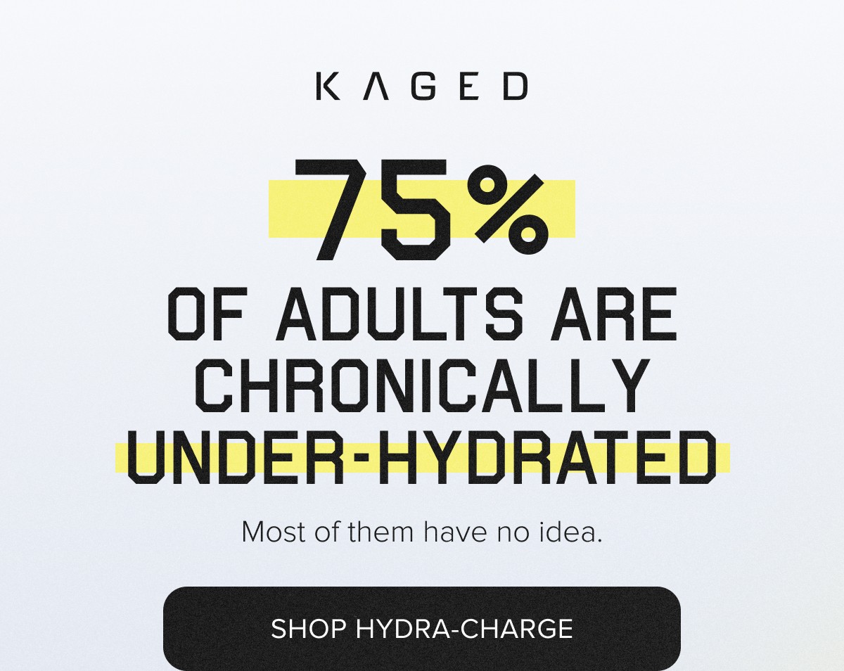 75% of Adults Are Chronically Under-Hydrated
