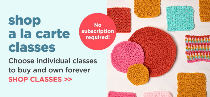 Shop A La Carte Classes - Choose individual classes to buy and own forever.