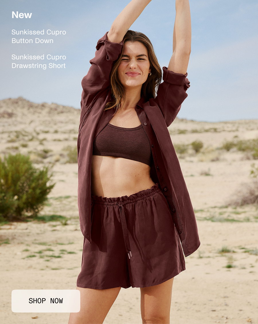 SunKissed Cupro Drawstring Short