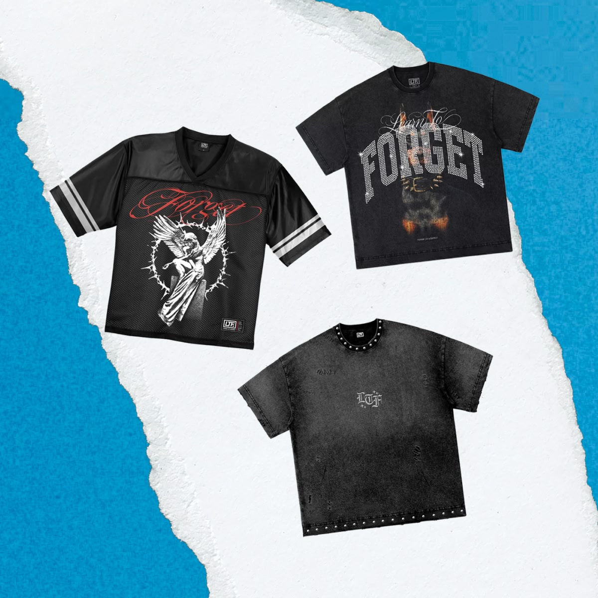 Shop new men's t-shirts, featuring graphic and skate tees from Learn to Forget