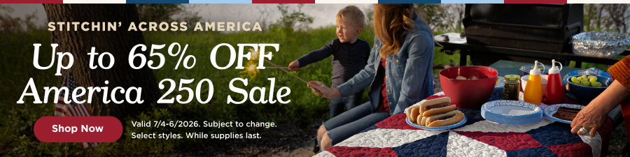 Up to 65% Off America 250 Sale. Shop now. Valid through 7/6/26. Subject to change. Select styles. While supplies last.