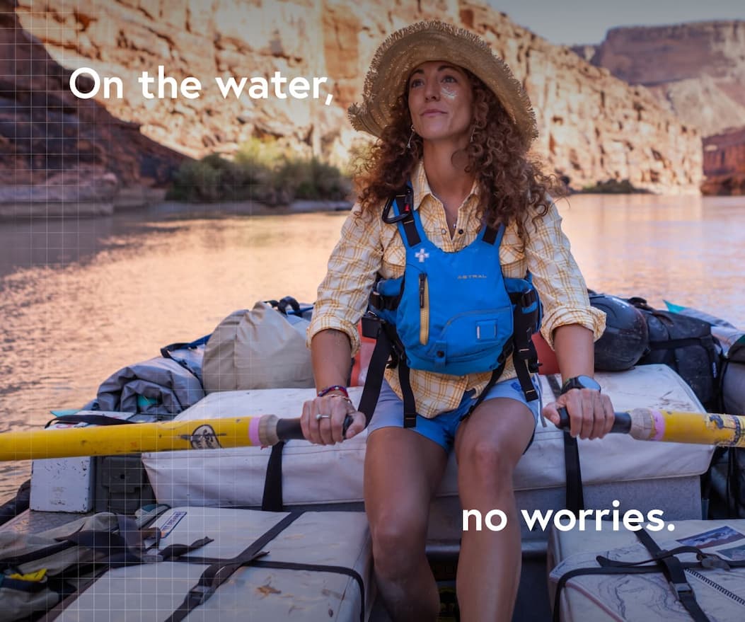 On the water, no worries.