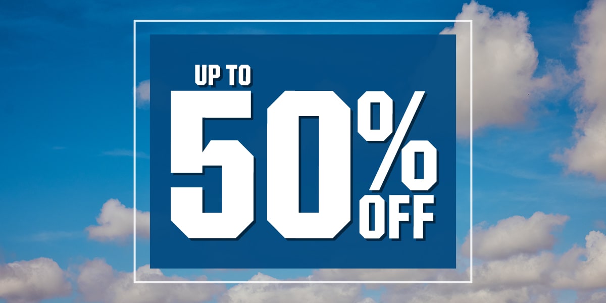 Up to 50% Off 