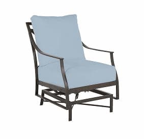 Monaco Aluminum Outdoor Spring Lounge Chair