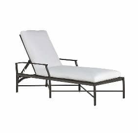 Monaco Slate Gray Aluminum Chaise
