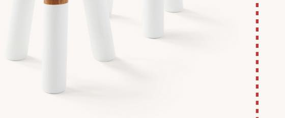 Dip-Dyed Stools