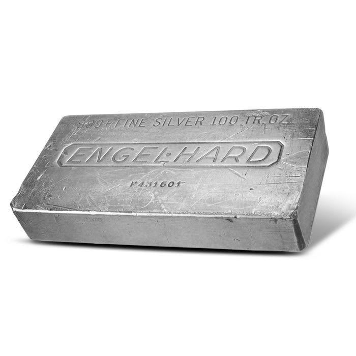 100 oz Engelhard Silver Bar (Secondary Market)