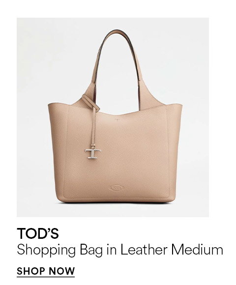 TOD'S - SHOPPING BAG IN LEATHER MEDIUM - SHOP NOW >