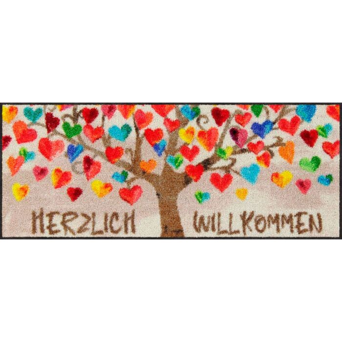 Salonlöwe Türvorlage «Herzbaum», 30x75 cm