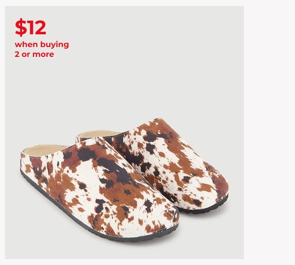Shop Faux Suede Clogs