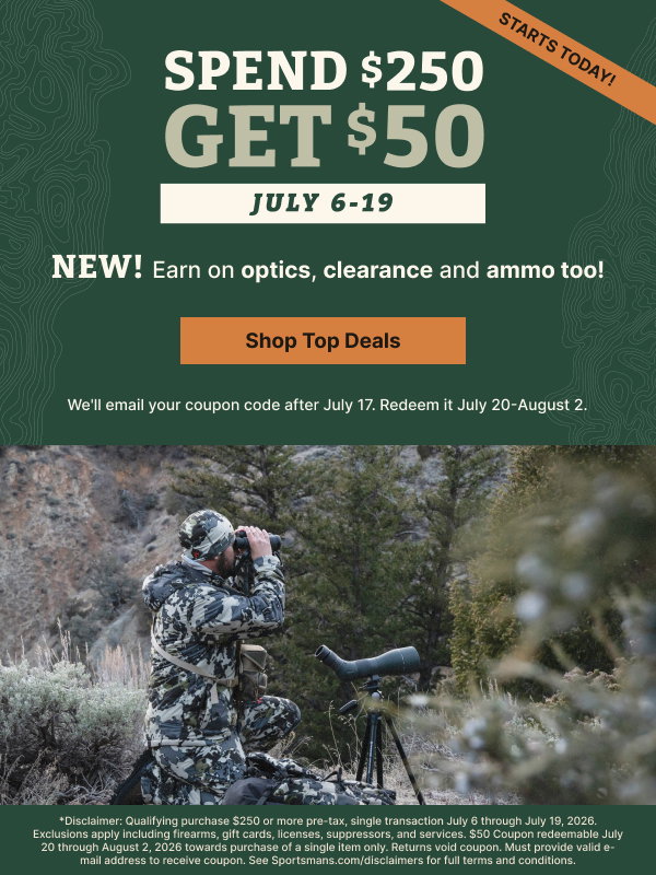Spend & Get Starts Today! Spend $250, Get $50 Back