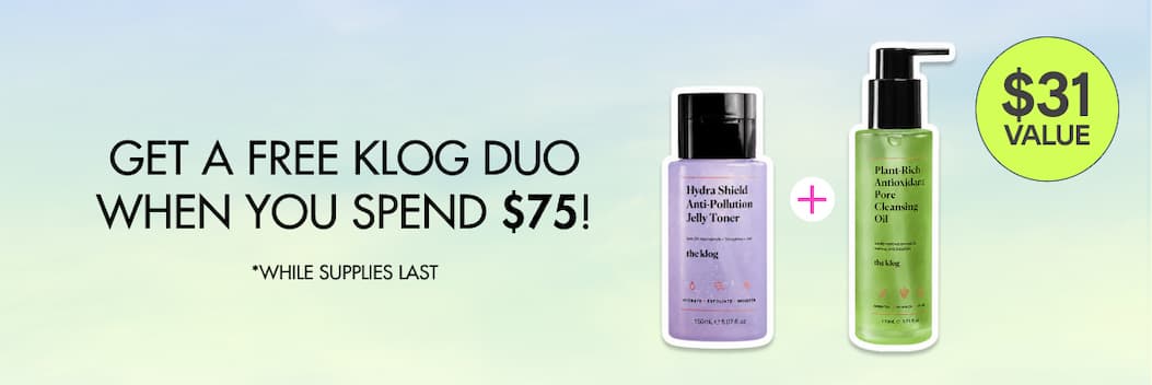 Free Klog Duo when you spend $75 ($31 Value)