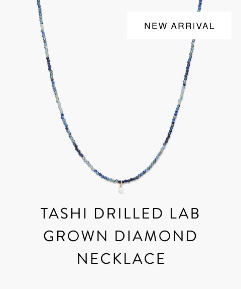 Tashi Drilled Lab Grown Diamond Necklace.