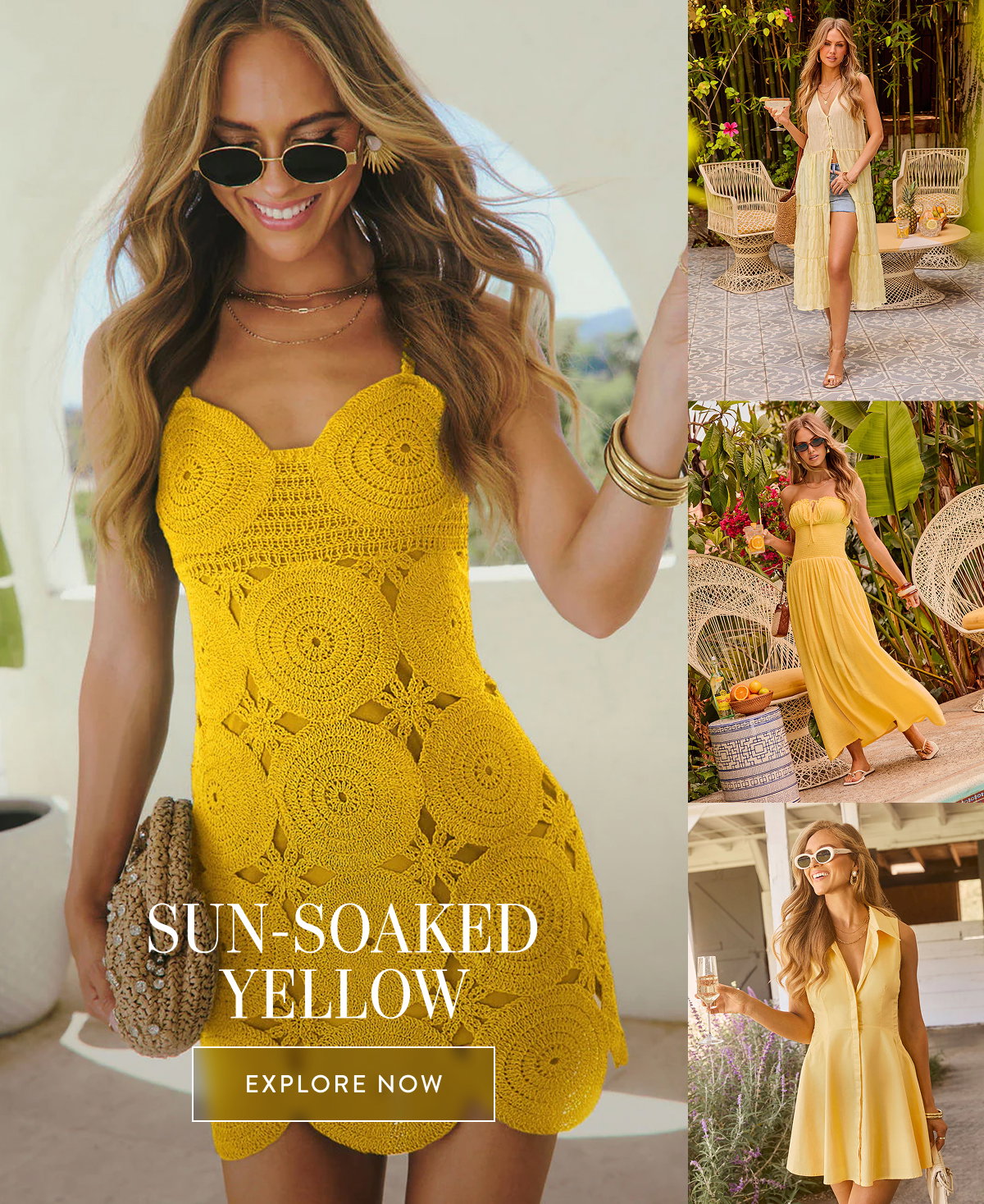 Sun-Soaked Yellow. Shop Now