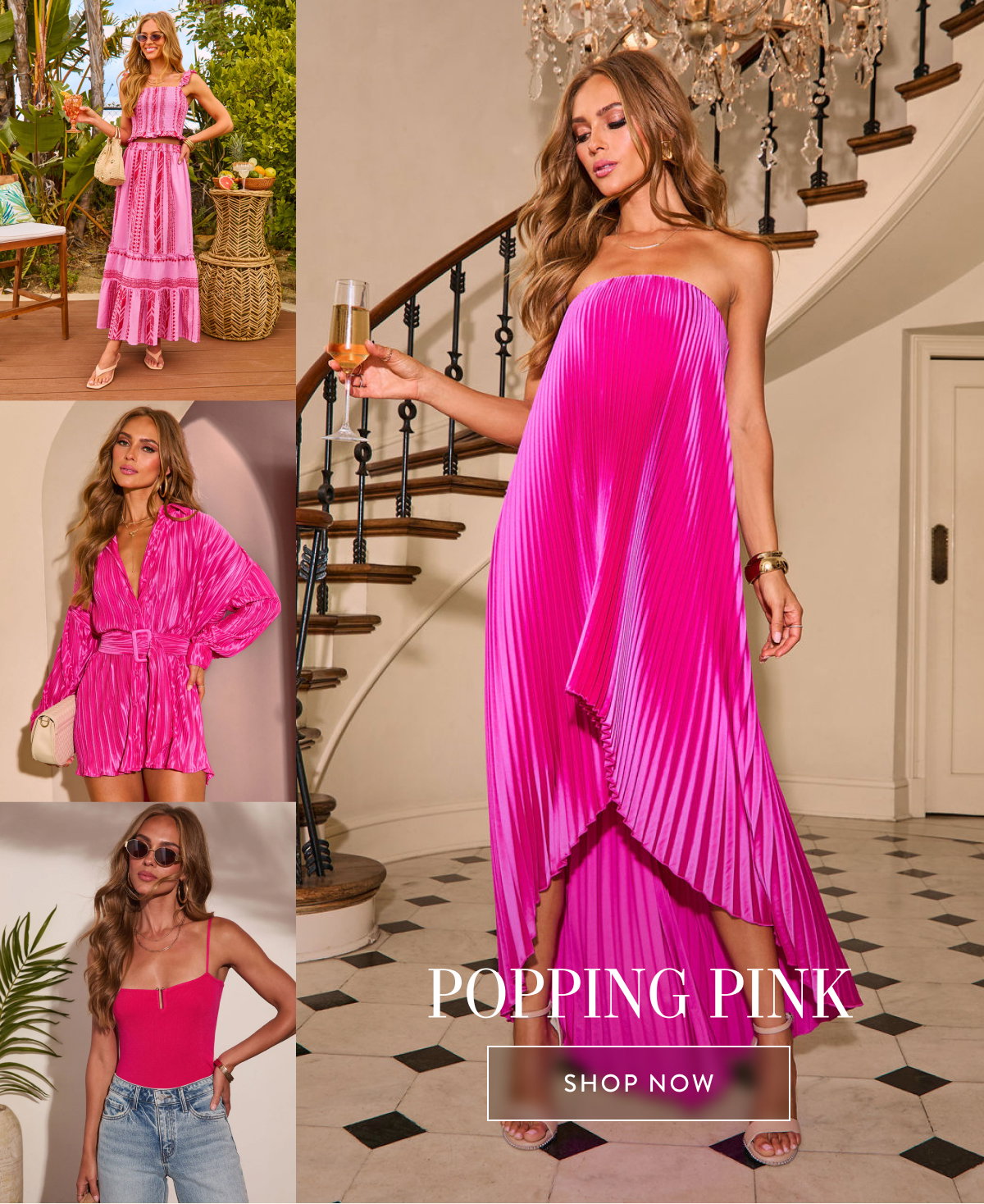 Popping Pink. Shop Now