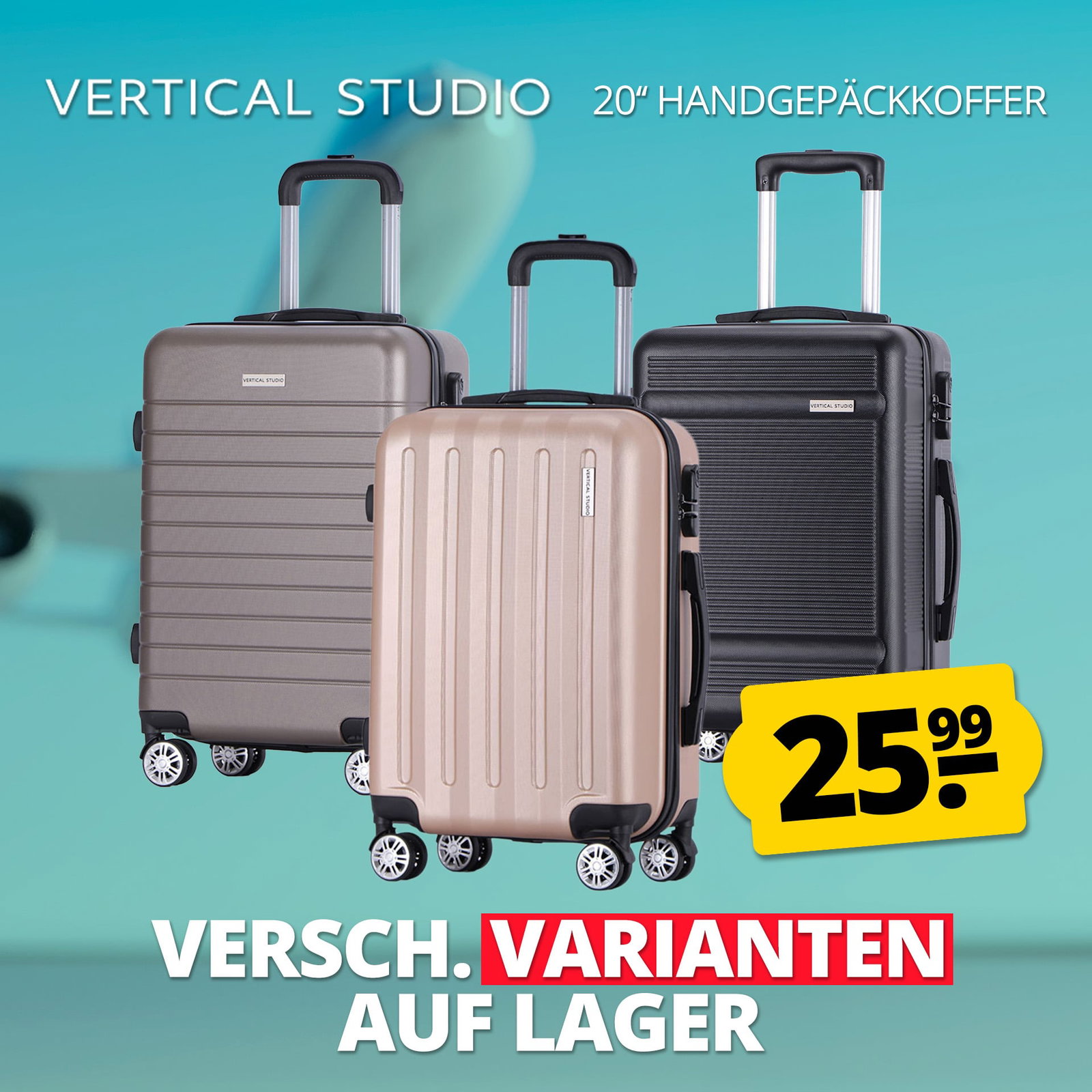 VERTICAL STUDIO "Stockholm" 20" Handgepäck Koffer