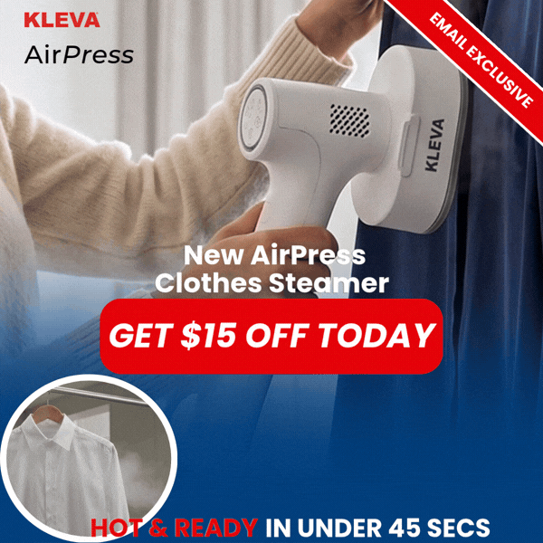 Garment steamer with free lint lift and free laundry sheets