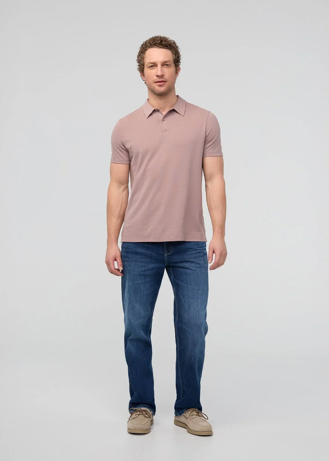 Image of Performance Denim+ Relaxed Straight - Prairie Indigo