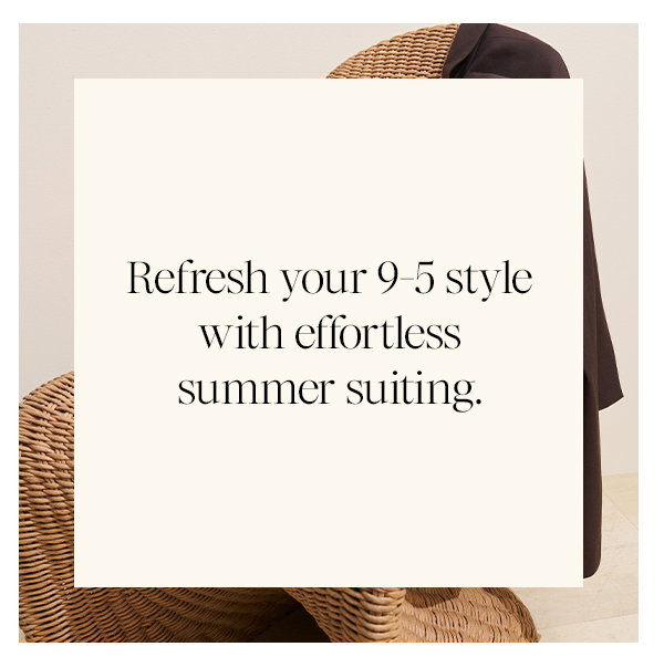 summer suiting