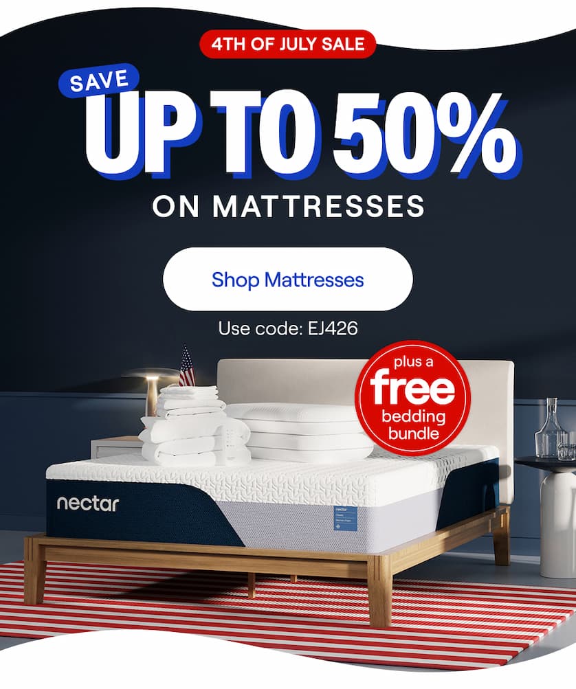 4th of July Sale: Save Up to 50% + Free Bedding*  Use Code: EJ426