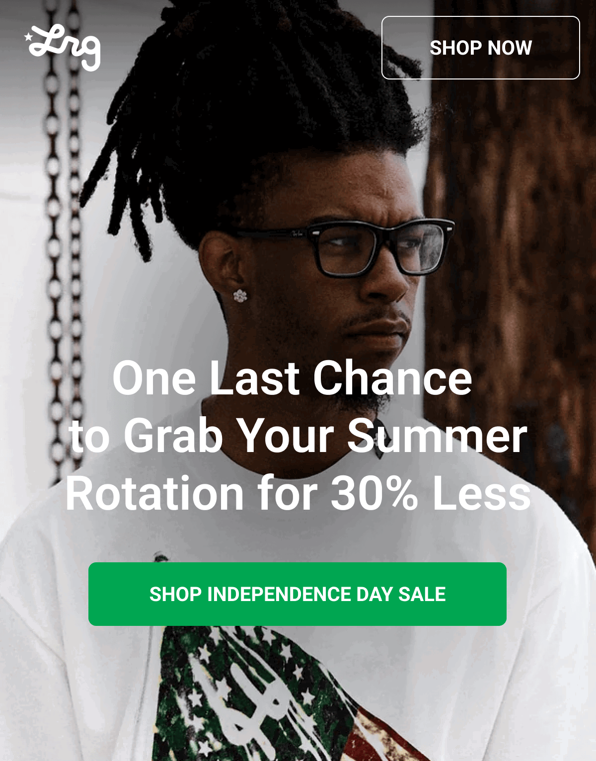 One Last Chance  to Grab Your Summer Rotation for 30% Less SHOP INDEPENDENCE DAY SALE