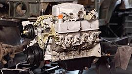 Completely restored Range Rover Classic engine 