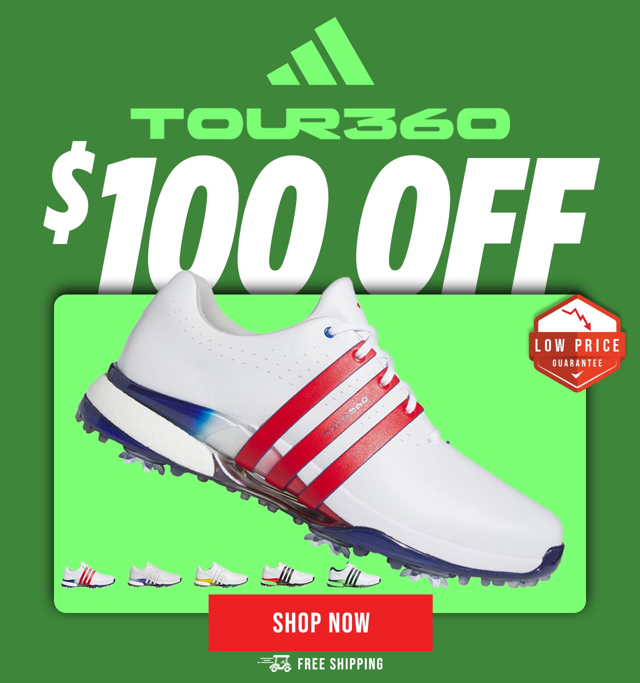 adidas Tour360 Golf Shoes | ON SALE