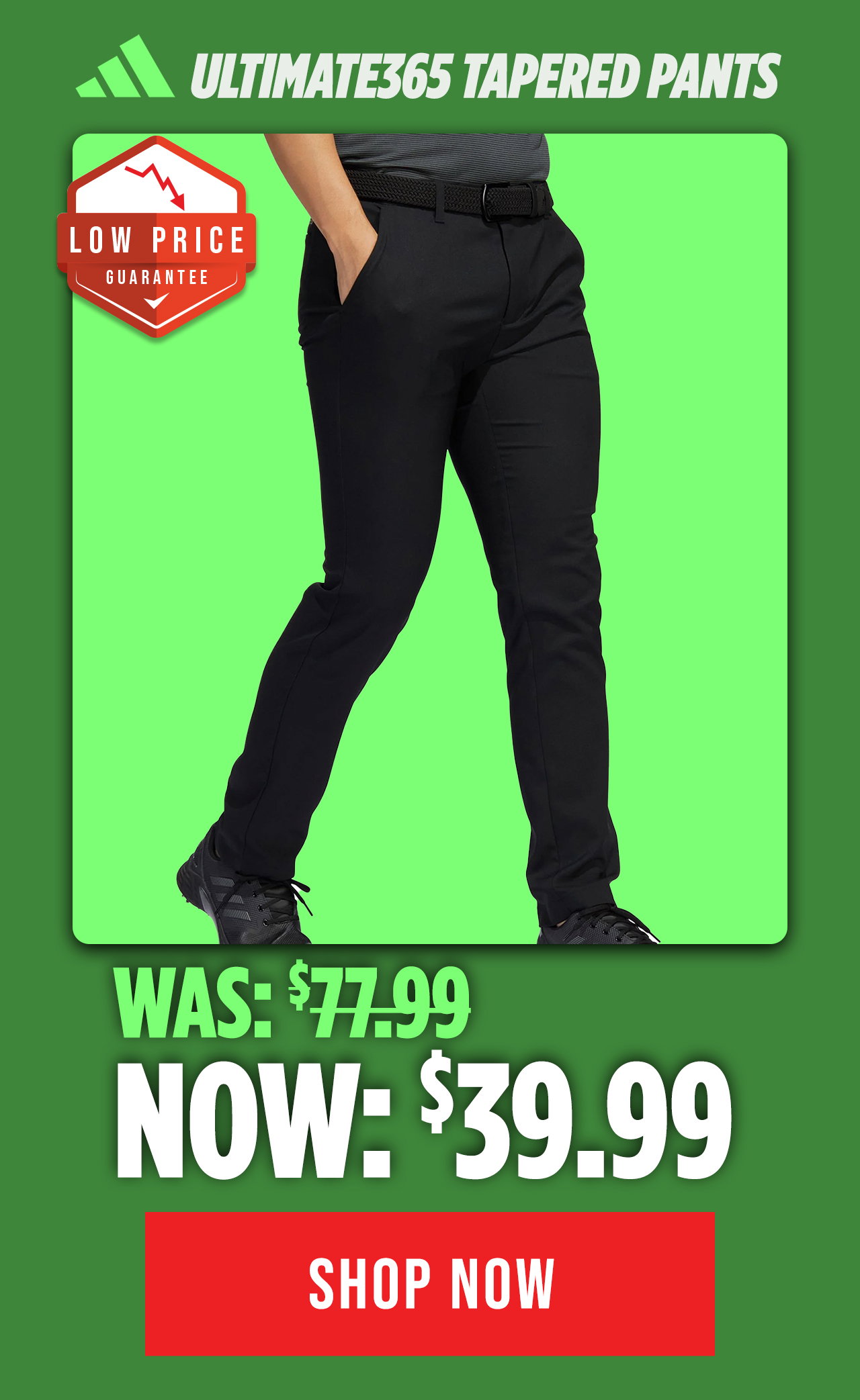 adidas Ultimate365 Tapered Golf Pants - ON SALE