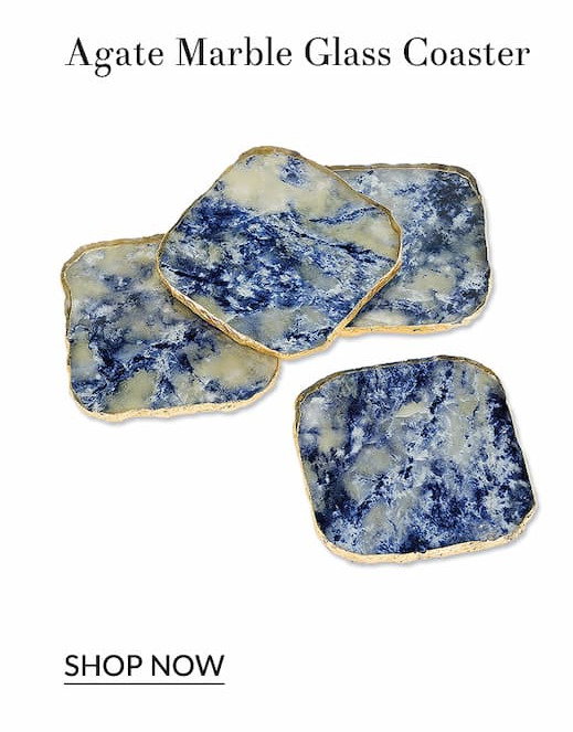 Agate Marble Glass Coaster