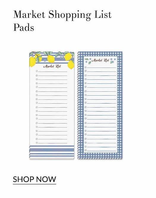 Market shopping List pads