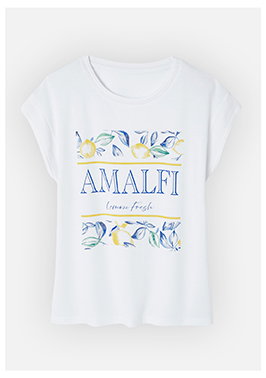 Climatyl lemon print t-shirt