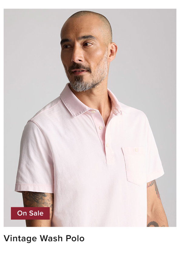 On Sale: Vintage Wash Polo