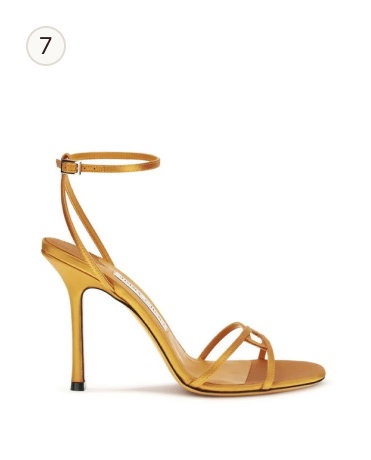 Jimmy Choo Leo Heel Sandal - Orange