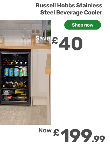 Russell Hobbs Stainless Steel Beverage Cooler. Save £40