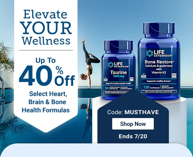 Elevate Your Wellness. Up to 40% off Select Heart, Brain & Bone Health Formulas. Code: MUSTHAVE. Shop Now. Ends 7/20