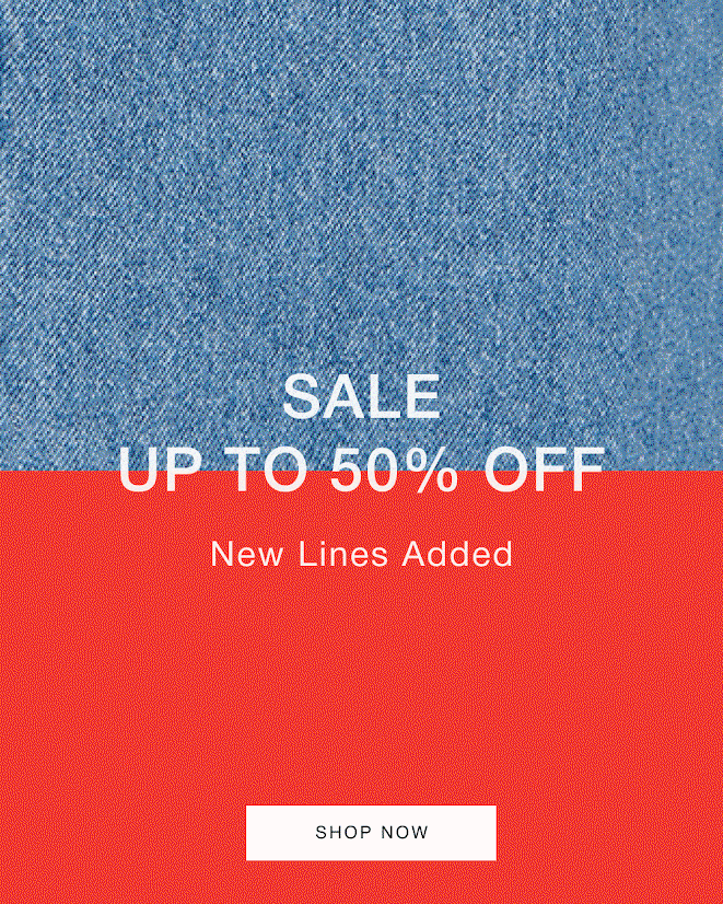 Sale up to 50% off