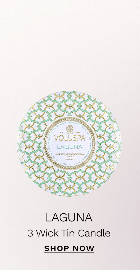 Laguna 3 Wick Tin Candle